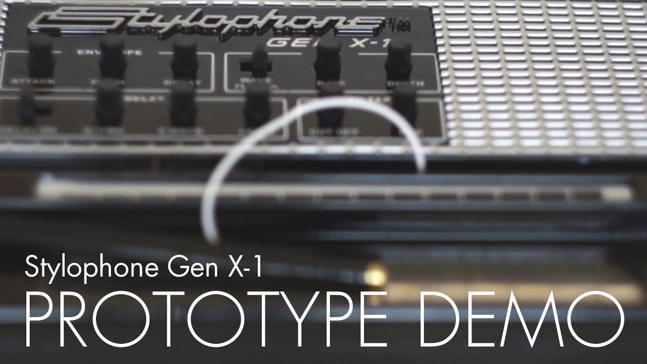 Dubreq Stylophone Gen X-1 Synthesizer Demo