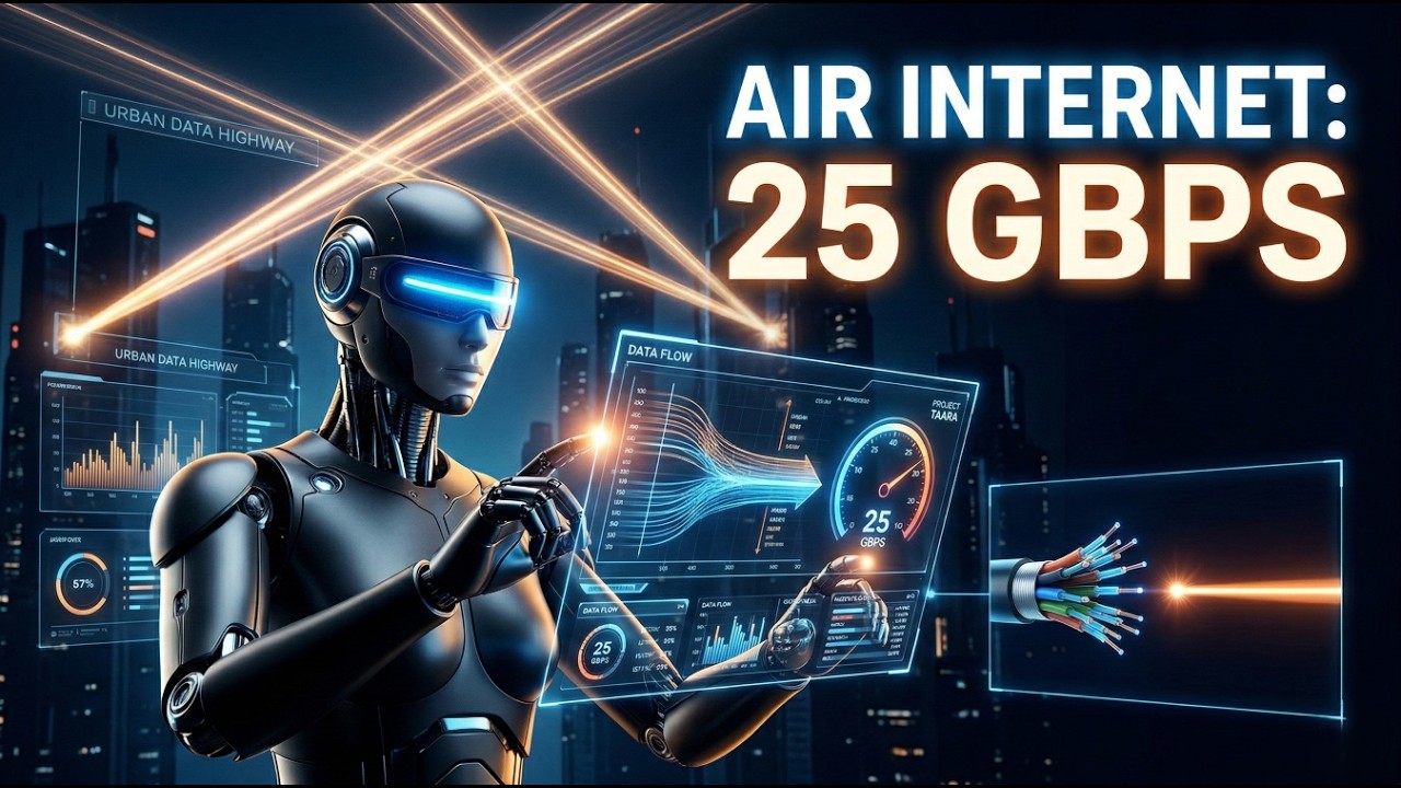 Project Taara: 25 Gbps Internet Beamed Through the Air! ⚡📡