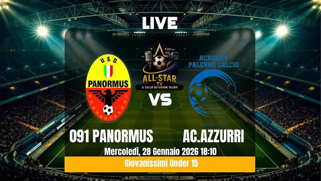 Giovanissimi Under 15 PANORMUS 091-ACADEMY AZZURRI