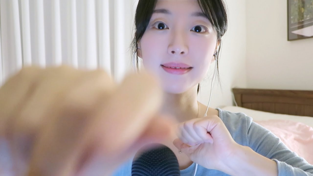 ASMR 속닥속닥 단어반복+시각적팅글+마른손소리 🫶🏻 |Trigger words, Hand sounds