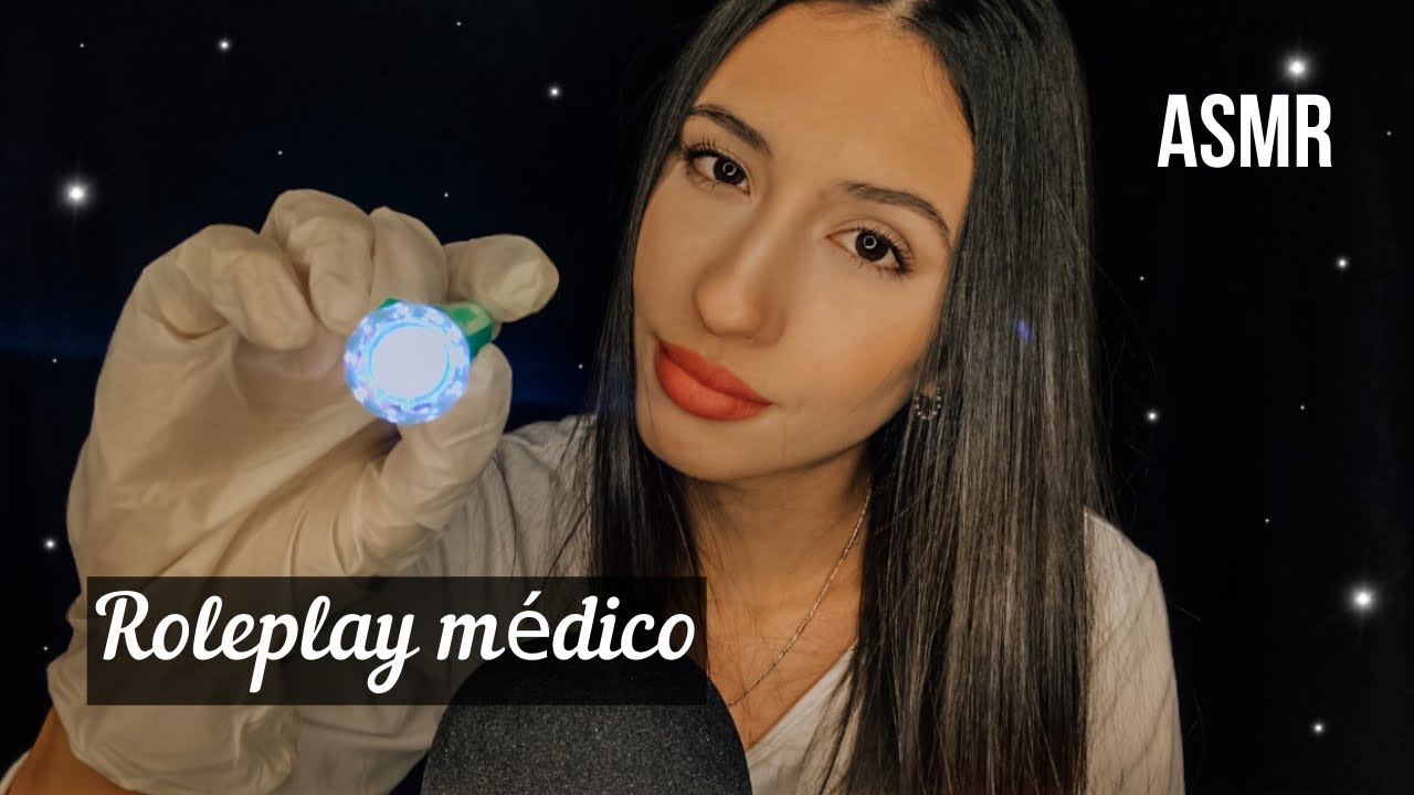 ASMR español - Roleplay médico👩🏻‍⚕️| Curo tu ojo en Semi Soft Spoken