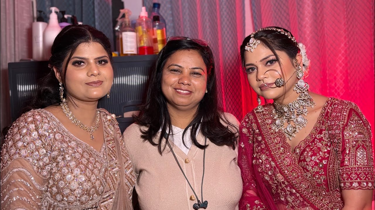 My bride jyoti❤️ #bride #makeup 