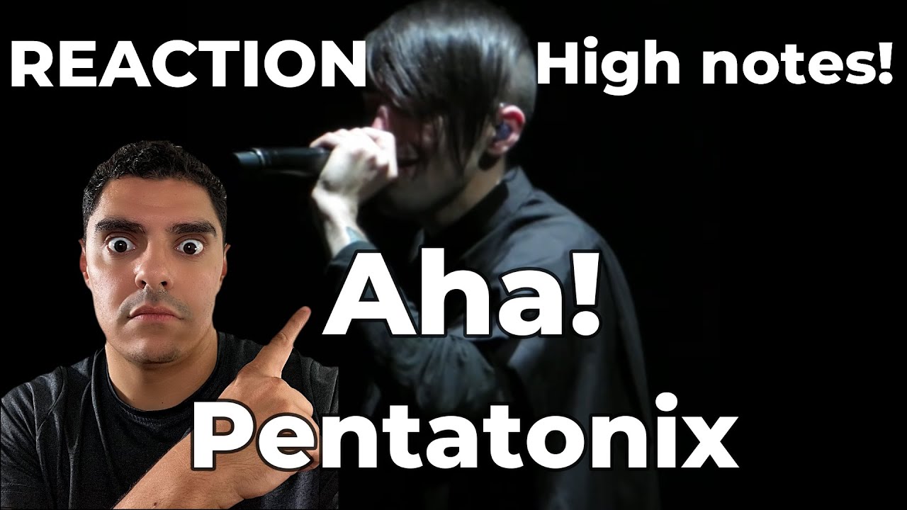 First Time Reacting to Pentatonix - Aha!, Singapore, The Star Vista (LIVE) - MITCH!!!