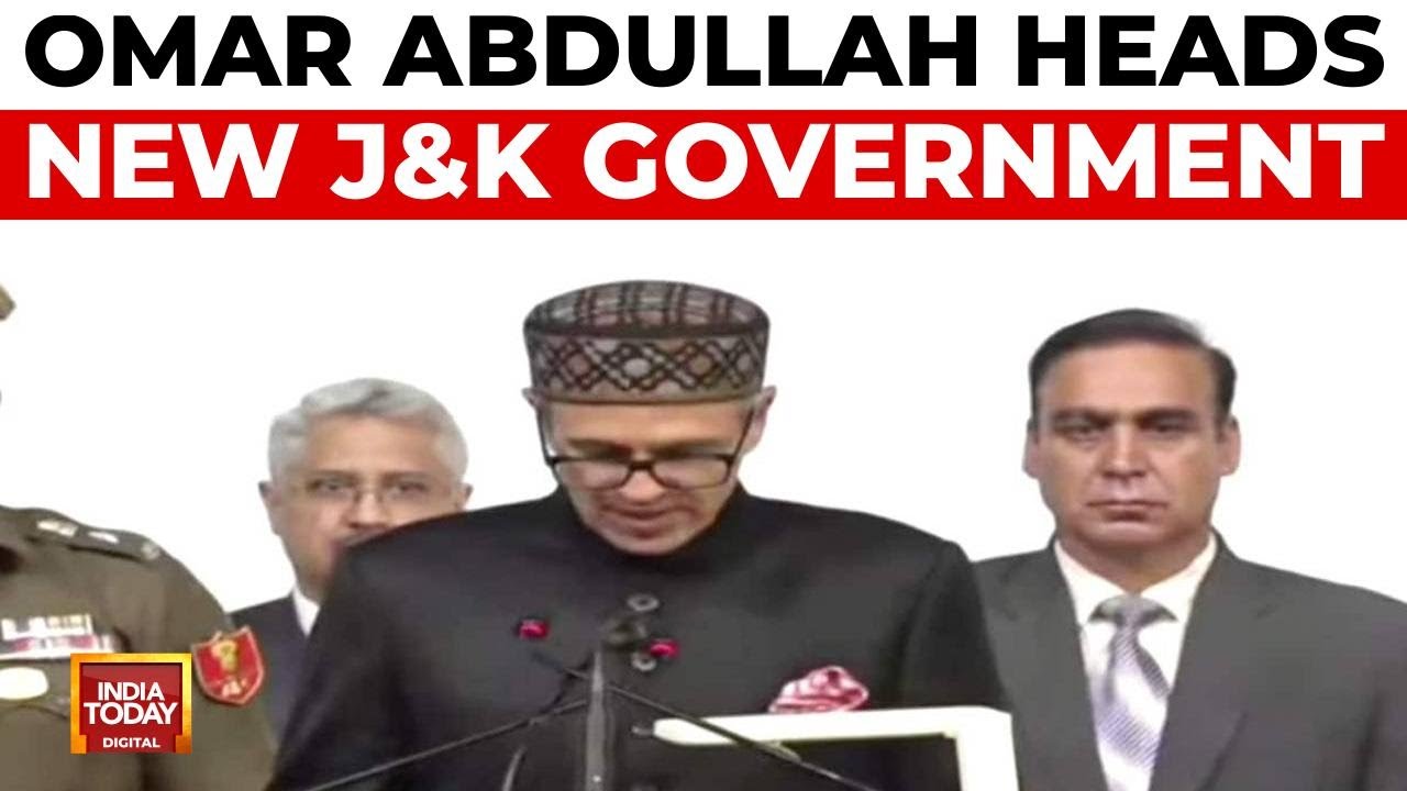 Report: Omar Abdullah Formally Takes Over As Head Of New Jammu and Kashmir Government | India Today