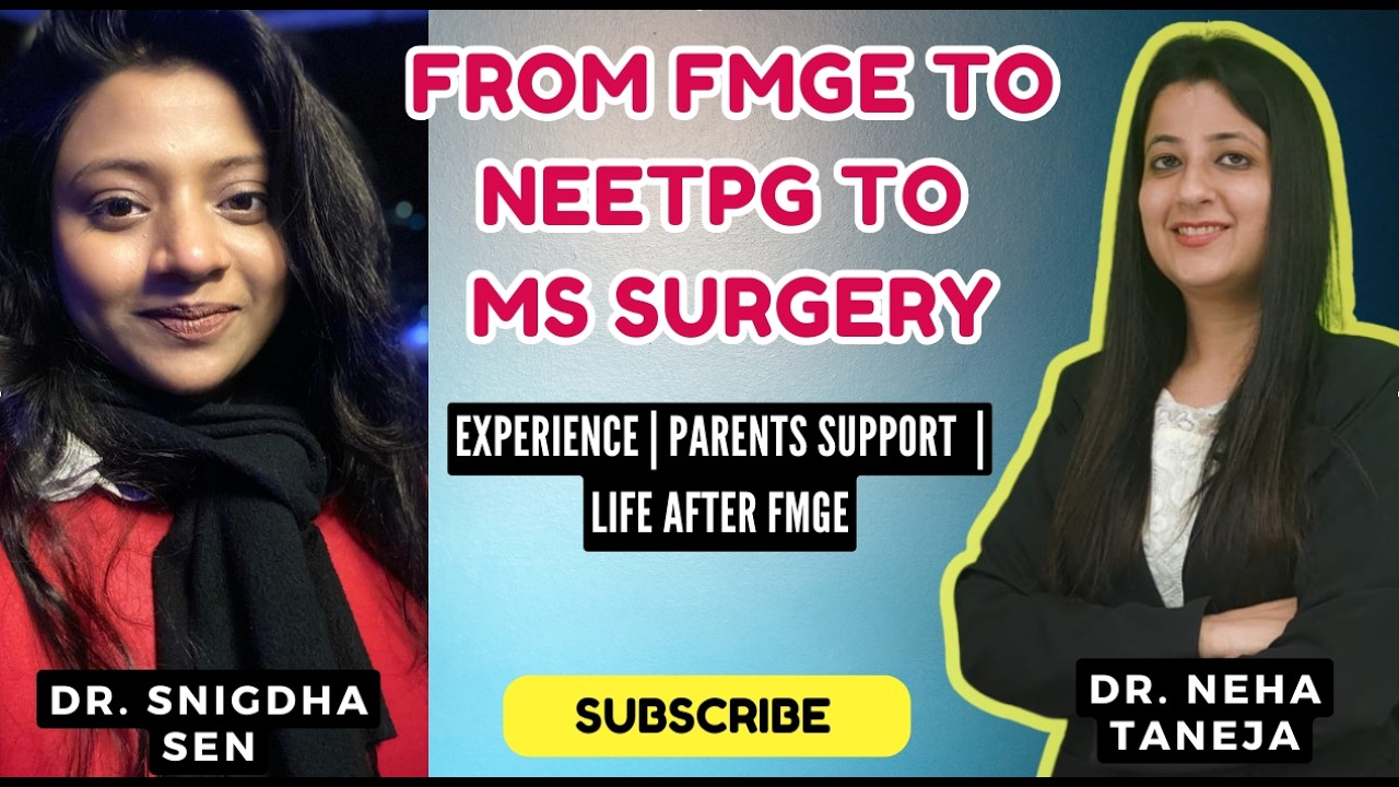 From FMGE to NEETPG to MS SURGERY: A story of determination #fmge #neetpg #upsc