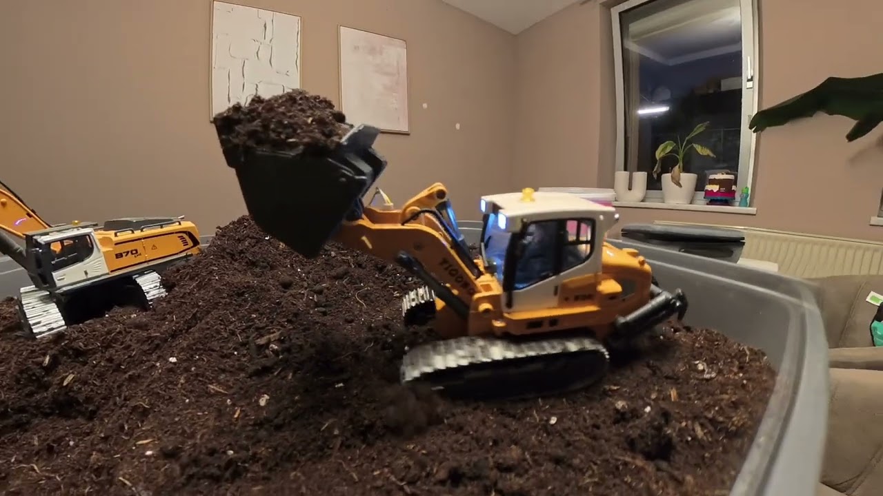1/50 RC Excavator Liebherr 970 & Loader Liebherr 636 ToucanHobby YiGong insta360 X5 