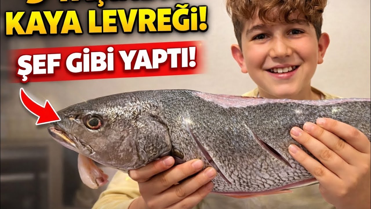 Kaya Levreğini Şef Gibi Yaptı. Sonuç Olay