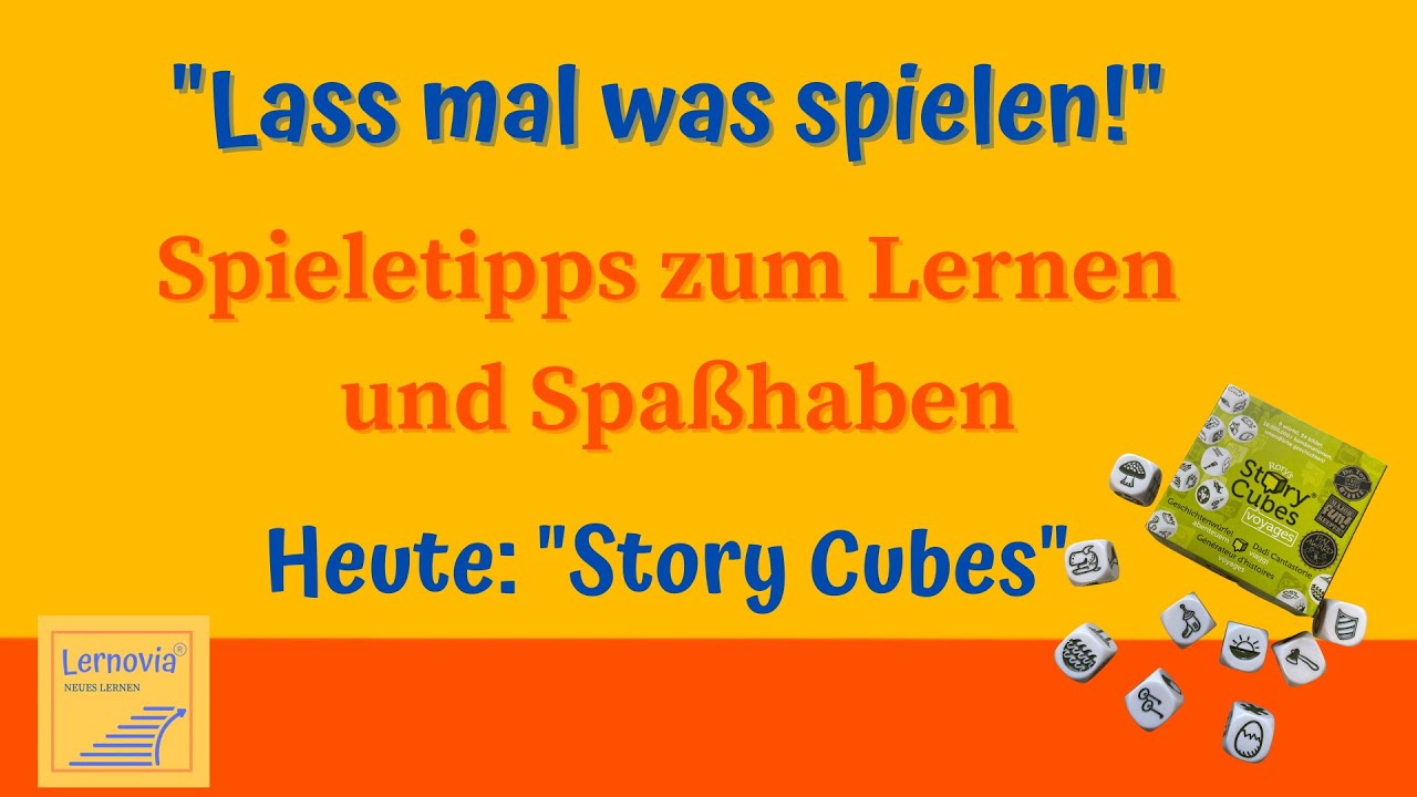 Story Cubes - fördert Ausdrucksfähigkeit, Fantasie, gute Übung für Aufsätze. Verschiedene Varianten
