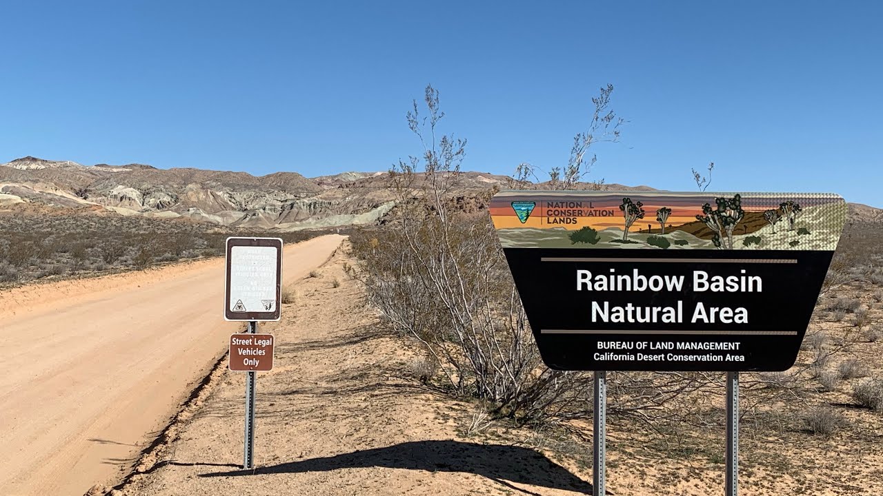 Rainbow Basin Natural Area near Barstow, CA