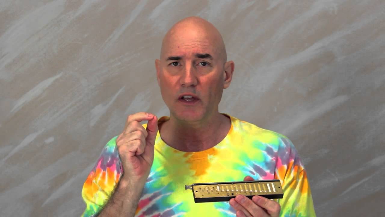 Sticking Breath Savers on the Chromatic Harmonica  and the Breath Saver Blues