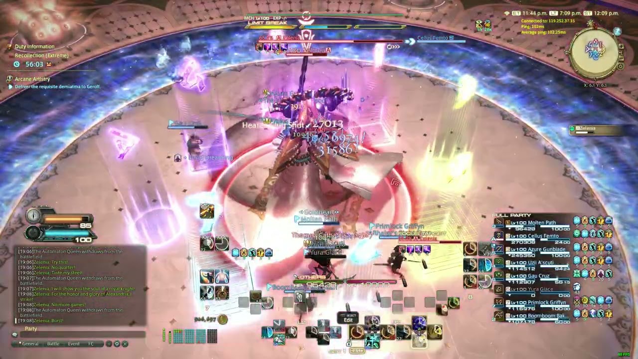 Final Fantasy XIV - Recollection (Extreme) (Zelenia EX) [MCH POV]