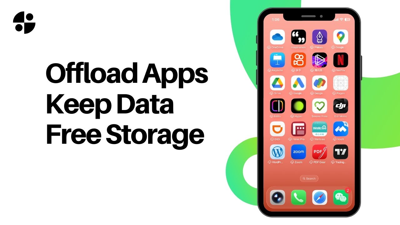 Offload Unused Apps on iOS and Keep All App Data Intact (Freeing Up 50 GB on iOS)