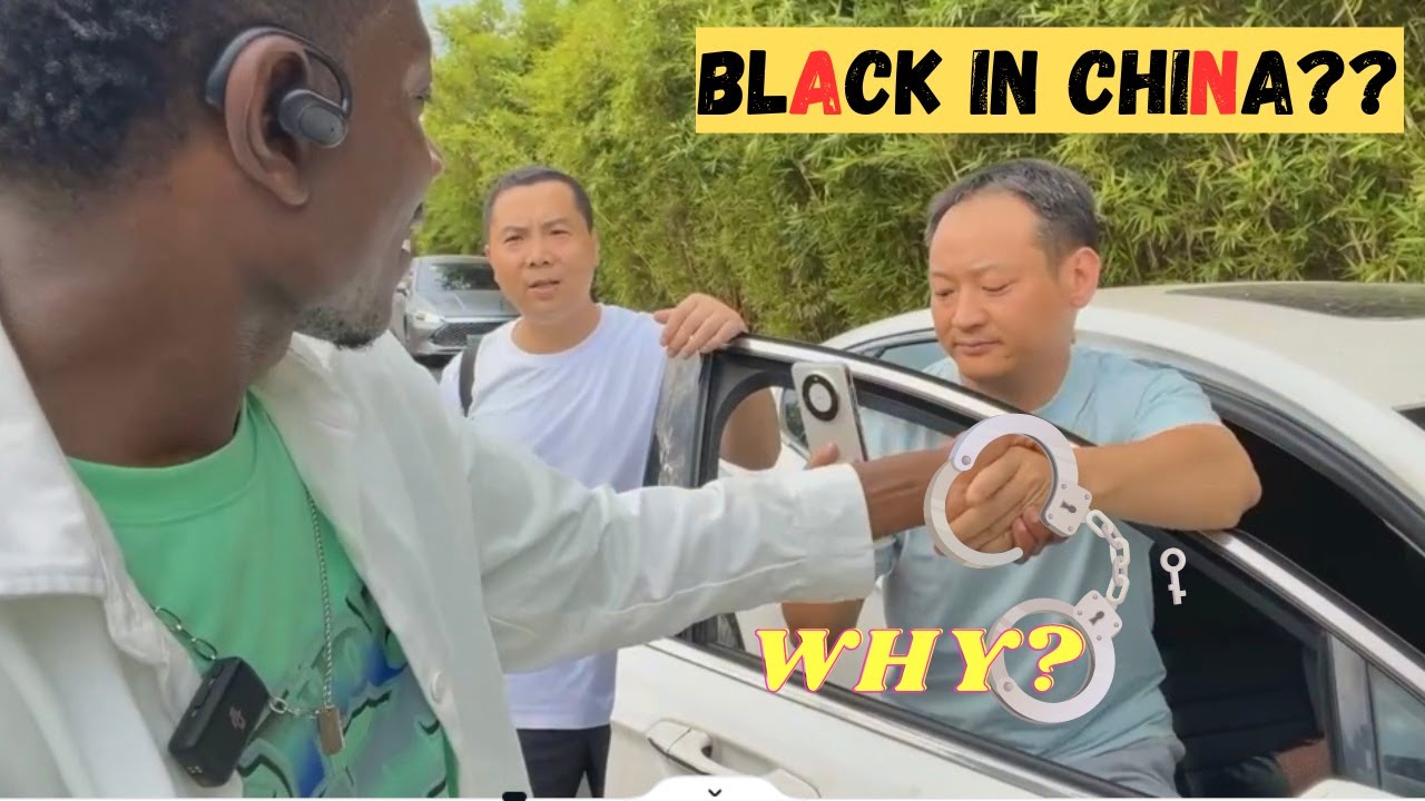 black man unexpected treatment by street locals for speaking their language even better