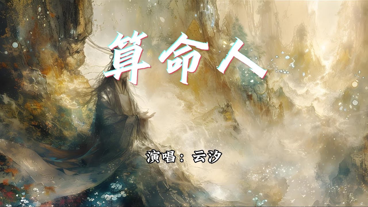 云汐 - 算命人『人命吉凶生和死，命运之限少人知。』【动态歌词MV】