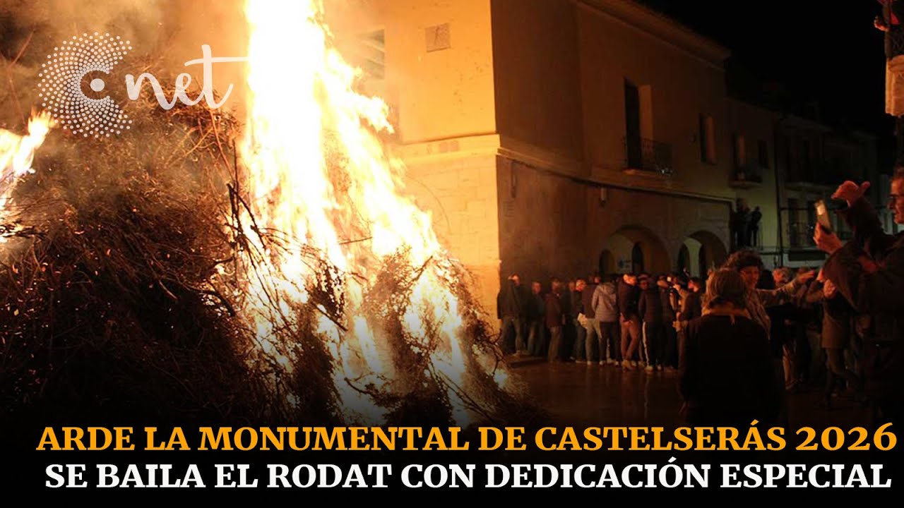 Arde la MONUMENTAL por SAN SEBASTIÁN | Castelserás 2026