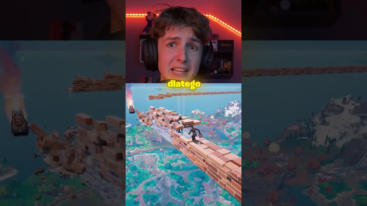 Professionals made a SKYBASE at the Fortnite tournament #fortnitecuriosities #fortnite #epicpartner