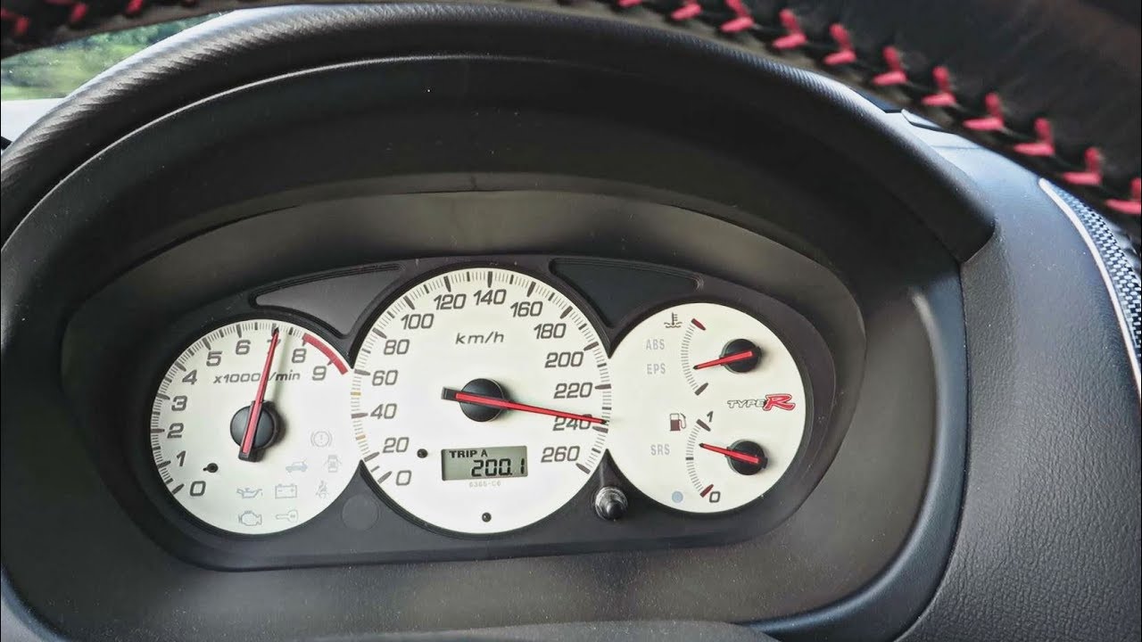 Honda Civic Type R on german Autobahn