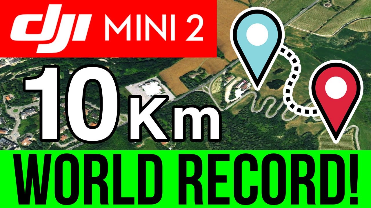 DJI MINI 2  10Km RANGE TEST IN FOLLOW ME  -  LITCHI