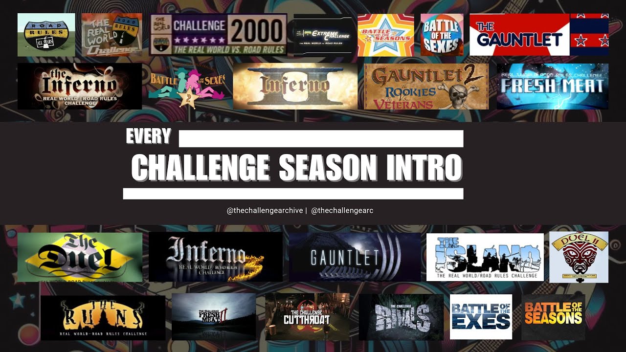 EVERY CHALLENGE INTRO TO EVERY SEASON