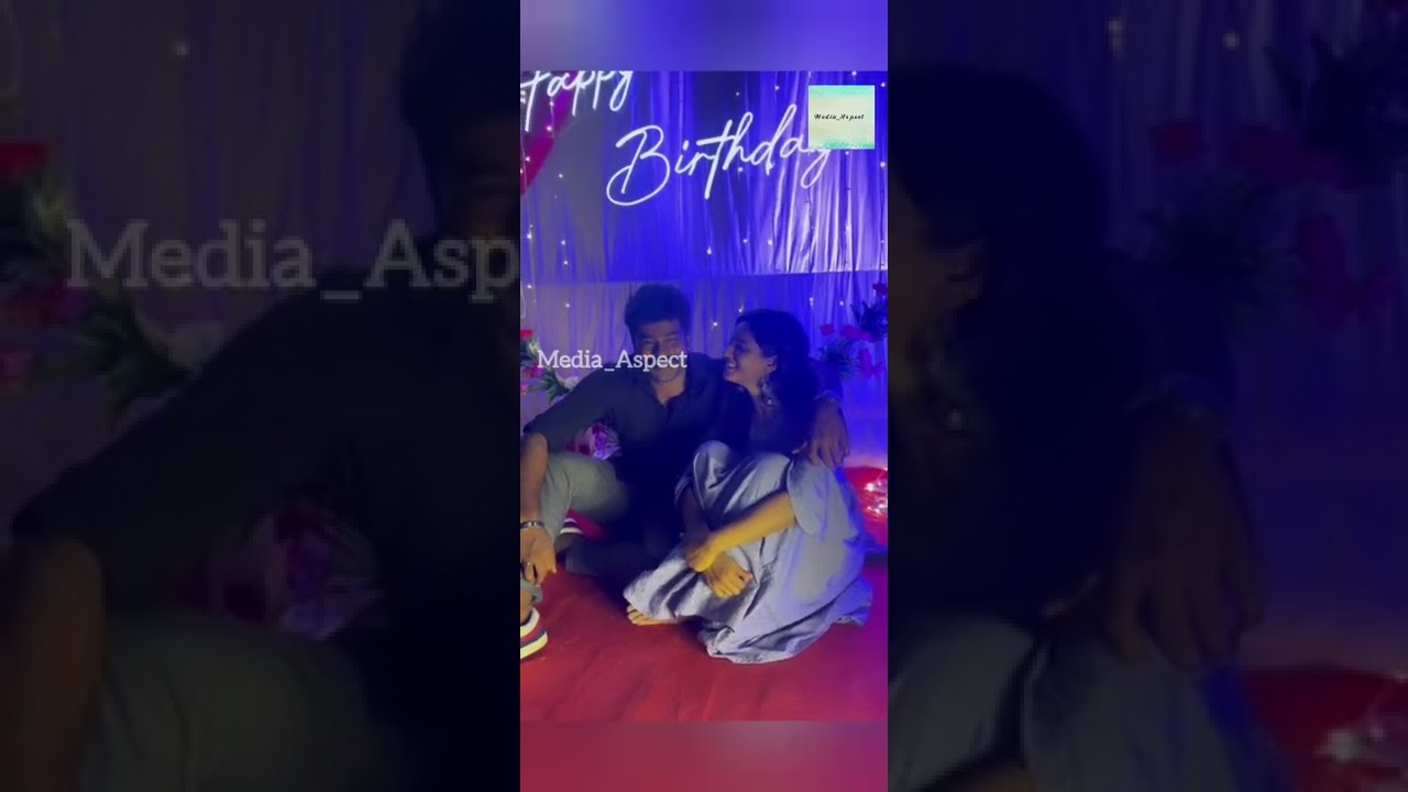 Navin and Kanmani Birthday celebration 😍🤍 #navinkanmani #reels #shorts