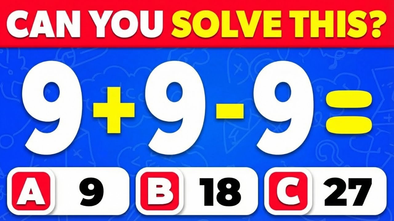 Can You Solve These Addition & Subtraction Questions?