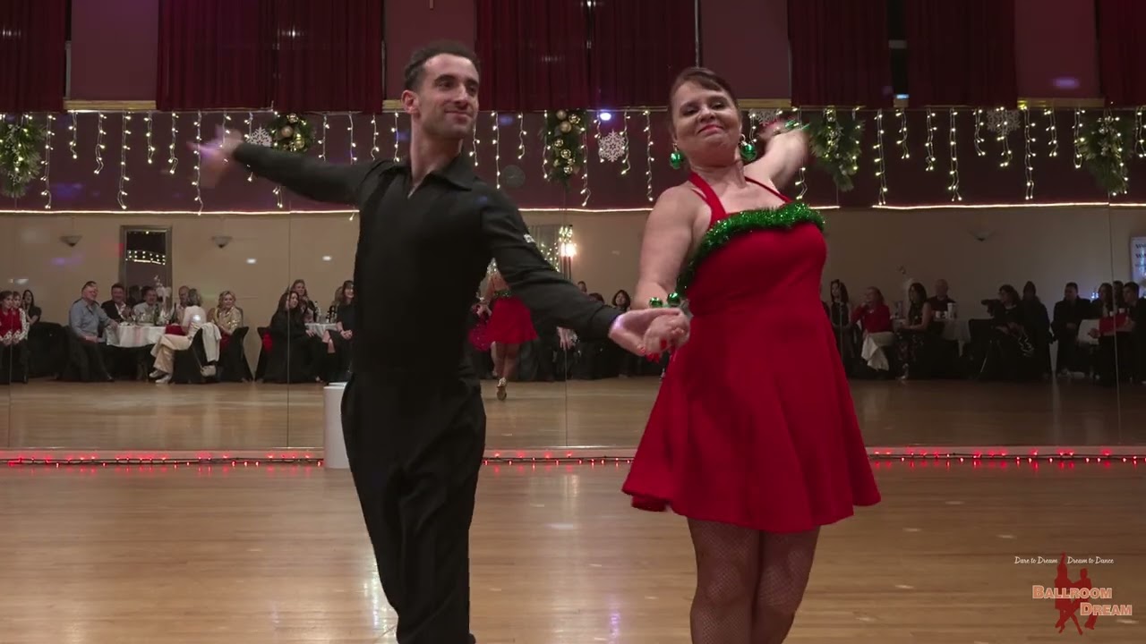 Liliya & her teacher Greg - American Cha-Cha