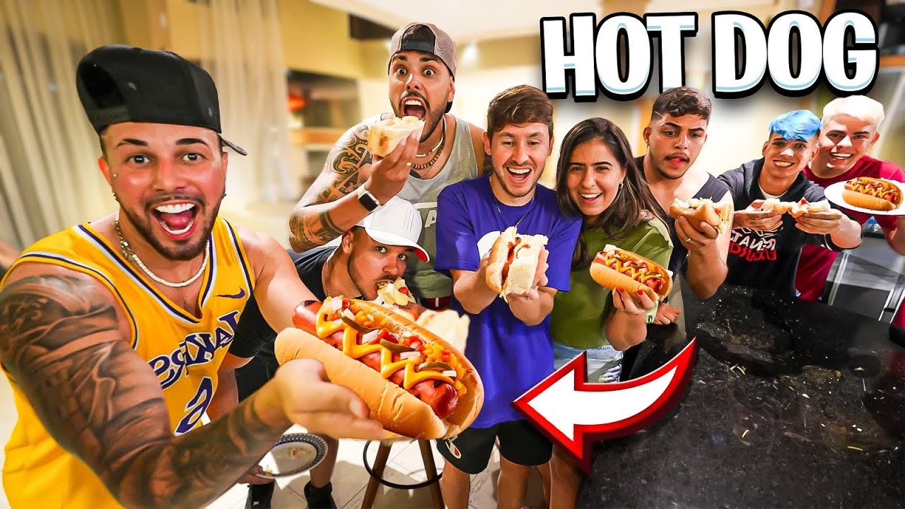 FIZ O MELHOR HOT DOG QUE MEUS AMIGOS JÁ COMERAM NA VIDA !! * faça na sua casaaaa * 🌭