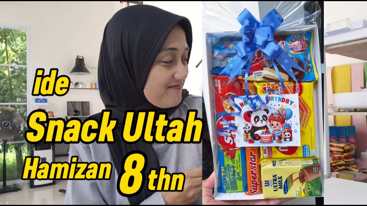 Ide & Inspirasi Snack Ulang Tahun Hamizan 8 thn
