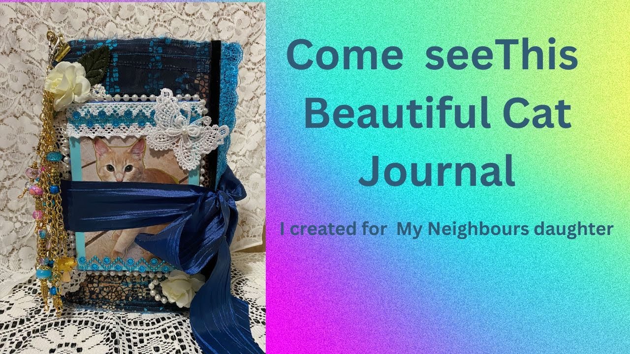 This is  a beautiful Cat  journal