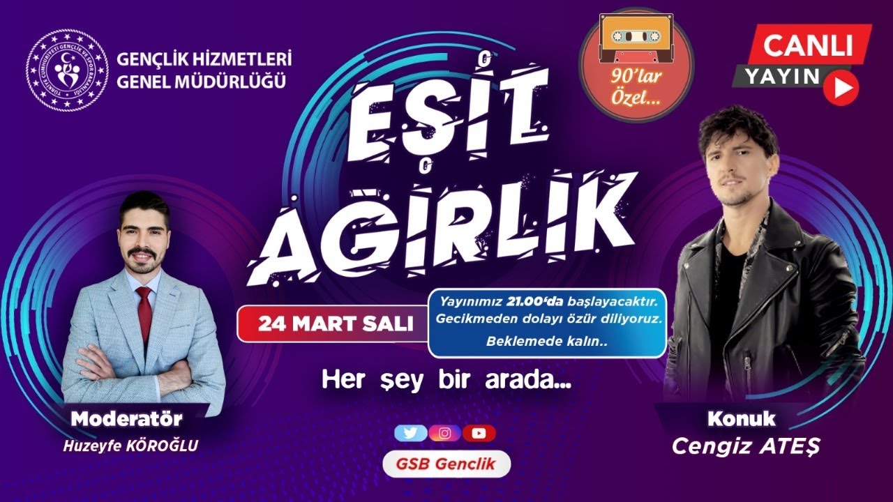 Eşit Ağırlık - 90'lar Özel Bölüm : Cengiz ATEŞ #MademEvdeyiz