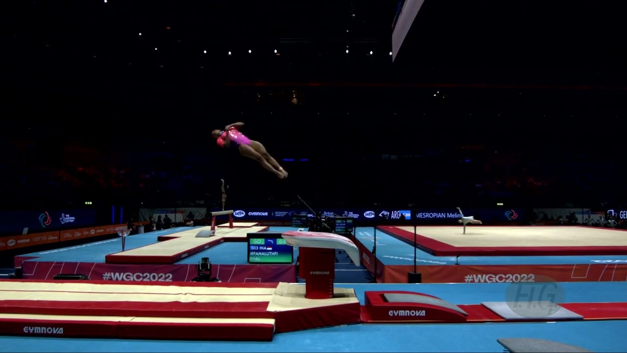 ANDRADE Rebeca (BRA) - 2022 Artistic Worlds, Liverpool (GBR) - Qualifications Vault 1