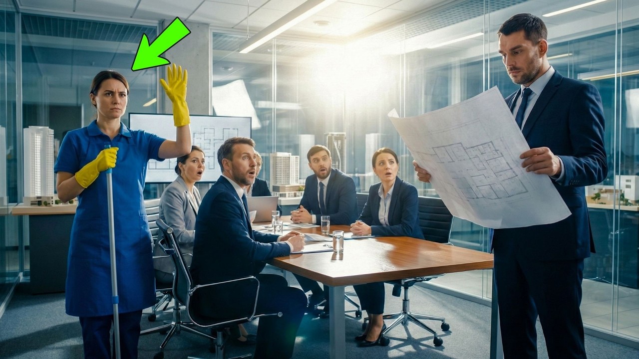 “Bu Projeyi Kim Yaptı?” Dedi CEO…Herkes Sustu, Ta Ki Temizlikçi Elini Kaldırana Kadar
