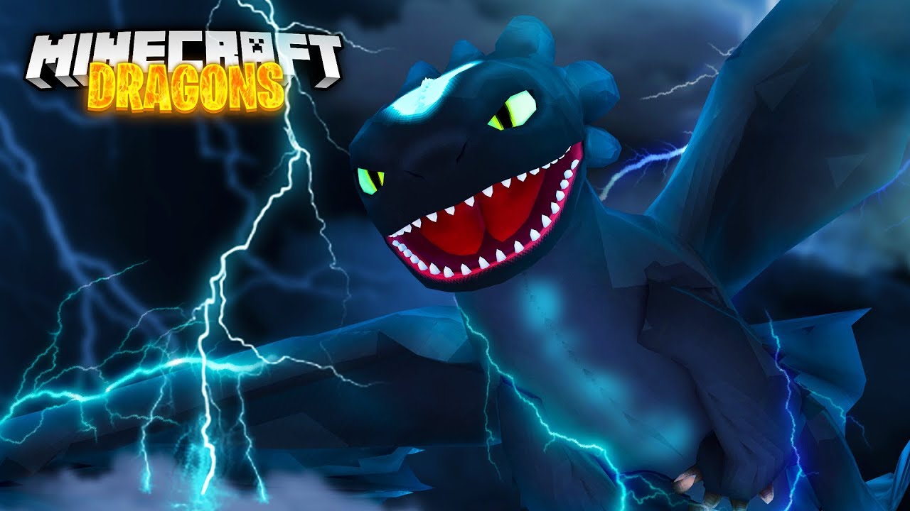 The ALPHA NIGHTFURY is HUNTED! - Minecraft Dragons