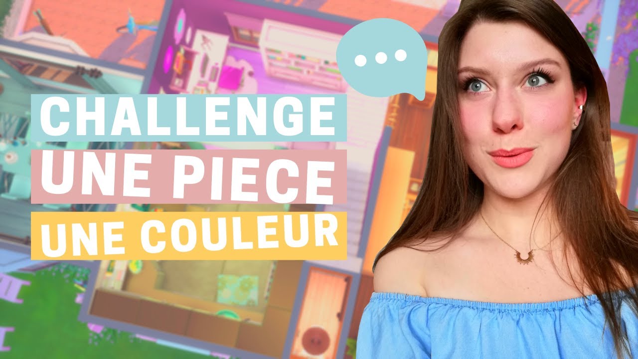 Construire sur Les Sims 4 mais avec UNE couleur différente par pièce !