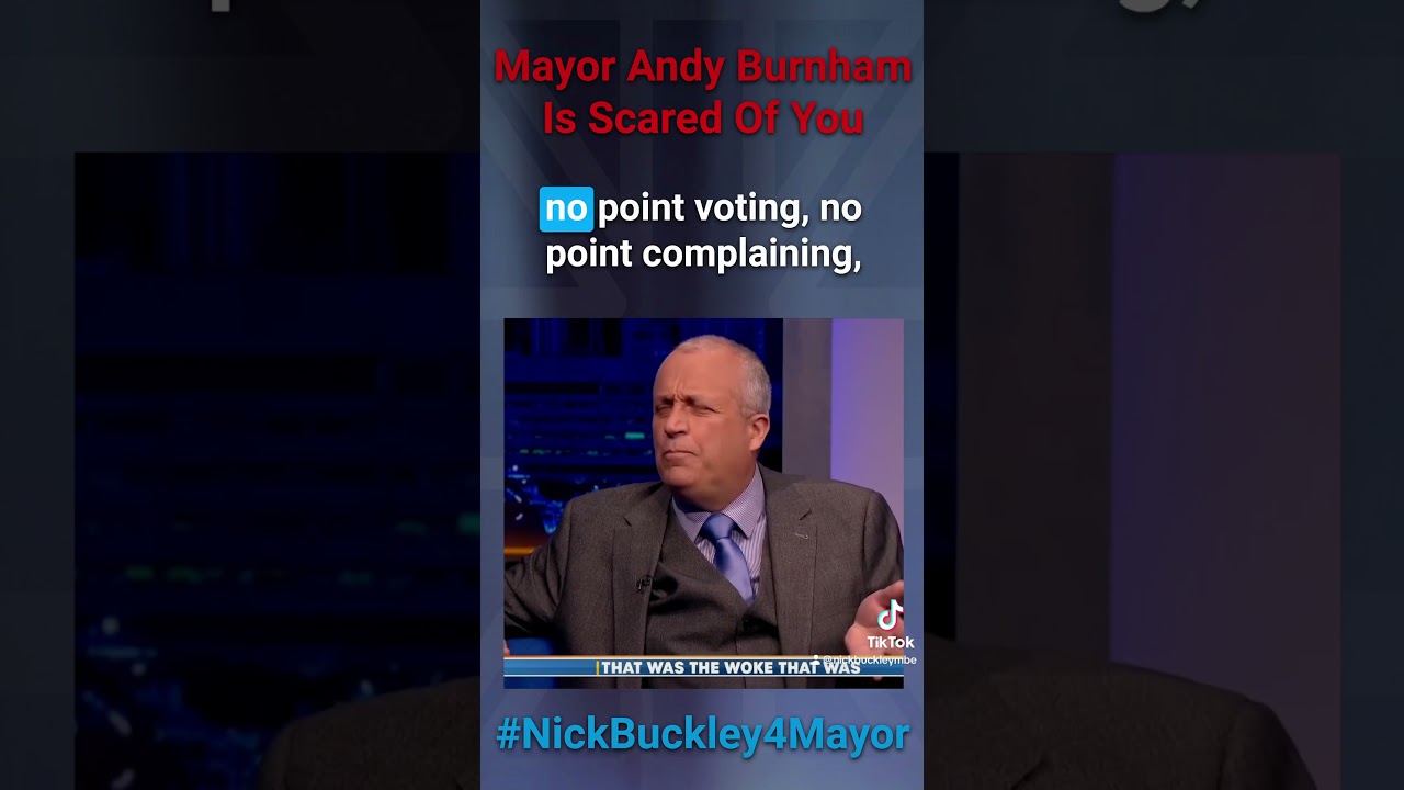 Andy Burnham Is Scared Of The People 