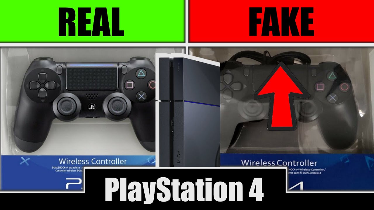 13x Ways to spot Fake PS4 DualShock 4 Controller including Packaging (Before & After Buying)