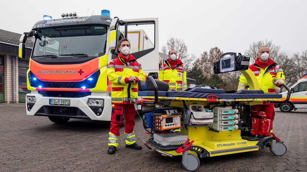 Hessens Hightech-ITW für Schwerkranke: Rollende Intensivstation vom DRK Fulda -- Live-Präsentation
