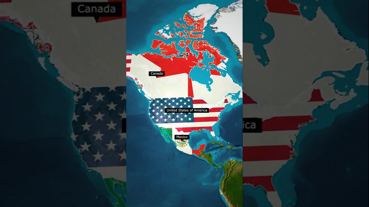 Countries of North America!! #geography #geographyfacts #northamerica   #usa #canada #mexico