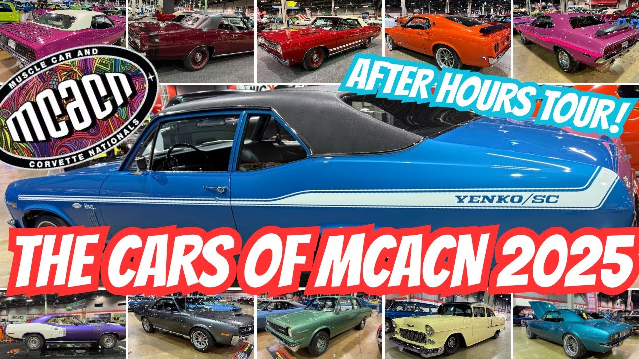 The Cars of Muscle Car & Corvette Nationals 2025: Behind the Scenes - Private Tour with ian Ashton