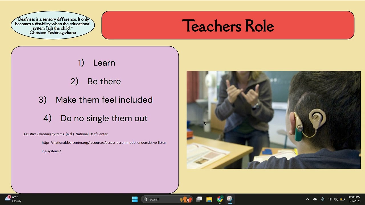 Week 7 Disability Presentation