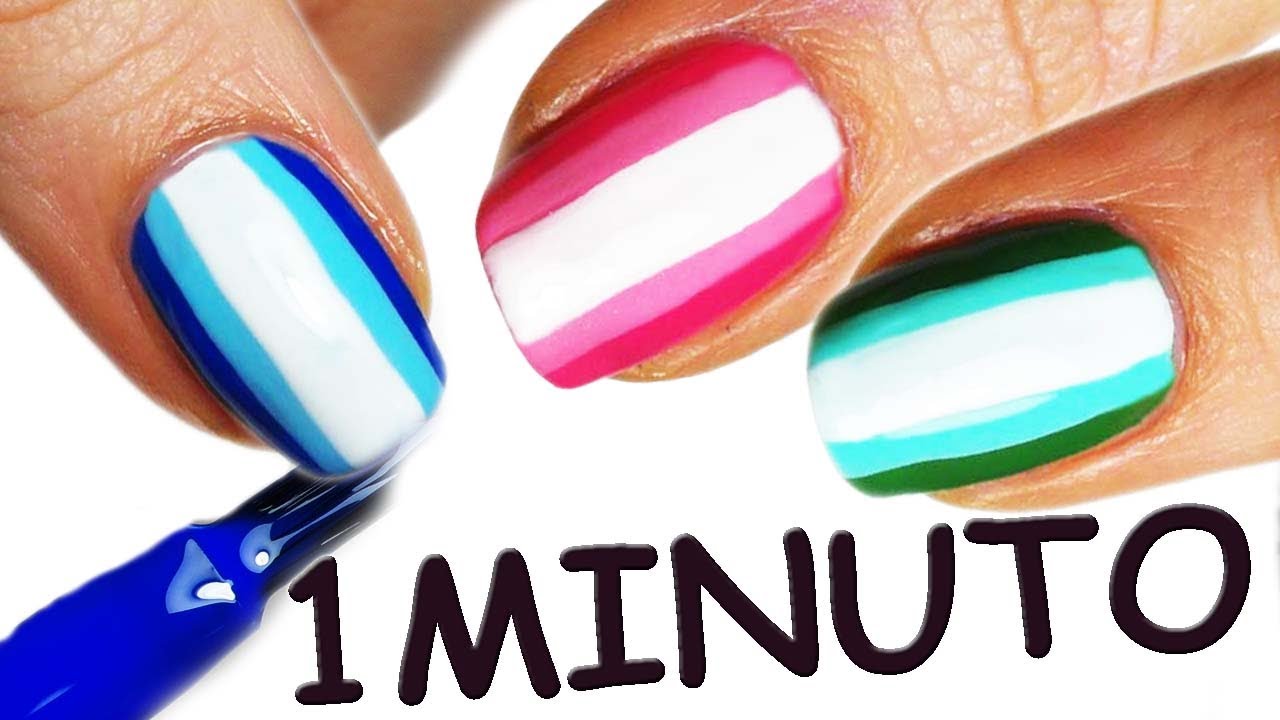 Nail Art TUTORIAL in un MINUTO FACILE 2#