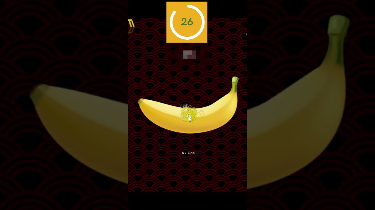 &iquest;Cu&aacute;ntos clicks puedo dar en 50 segudos a Una Banana? 😏🗿 #shorts #mcghost09  ​