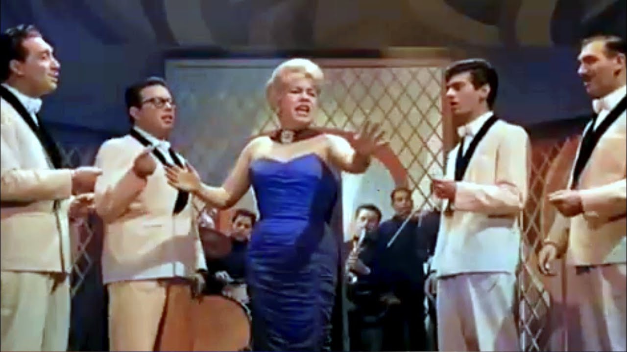 LOS 5 LATINOS en HD Color! ♪ NO TE PUEDEN COMPARAR (ESTELA RAVAL 1960) Del Film C&Oacute;MICOS y CANCIONES