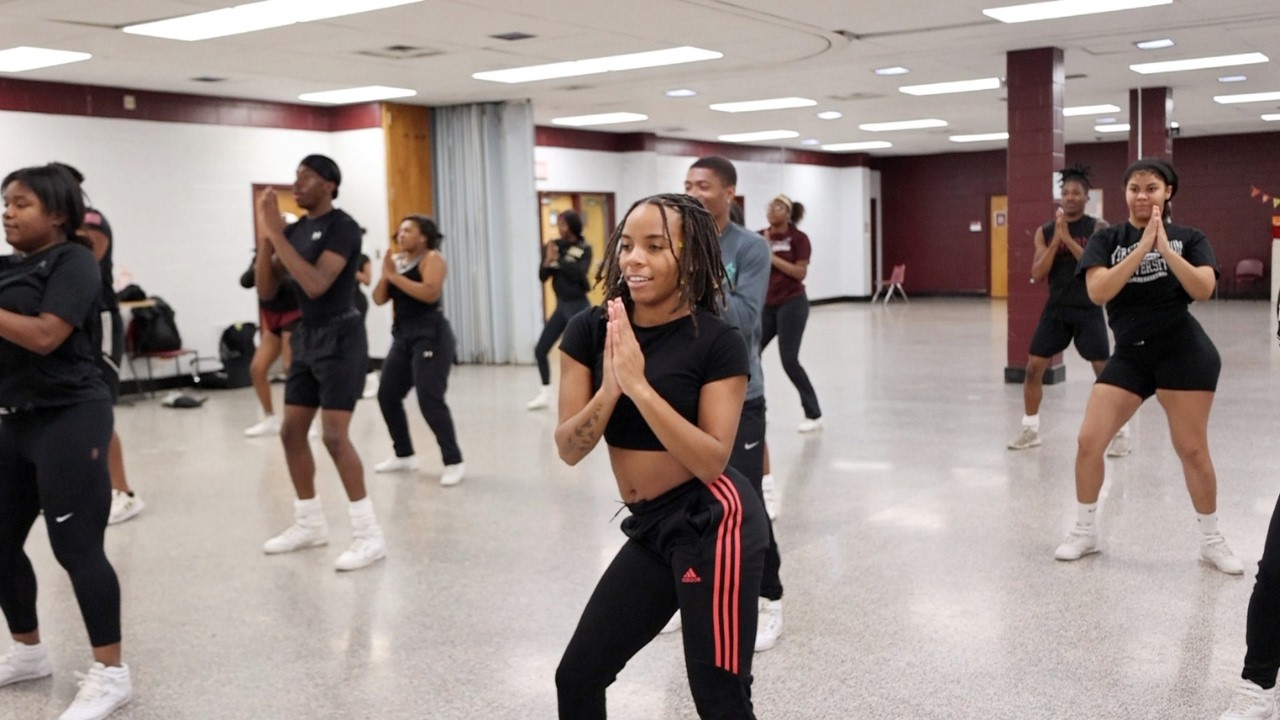 VUU Cheerleaders have TEAM TRYOUTS for BASKETBALL SEASON!