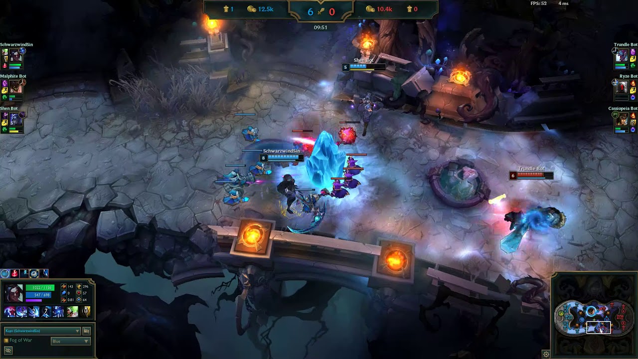 Kayn League of Legends match #2- Twisted Treeline - no commentary