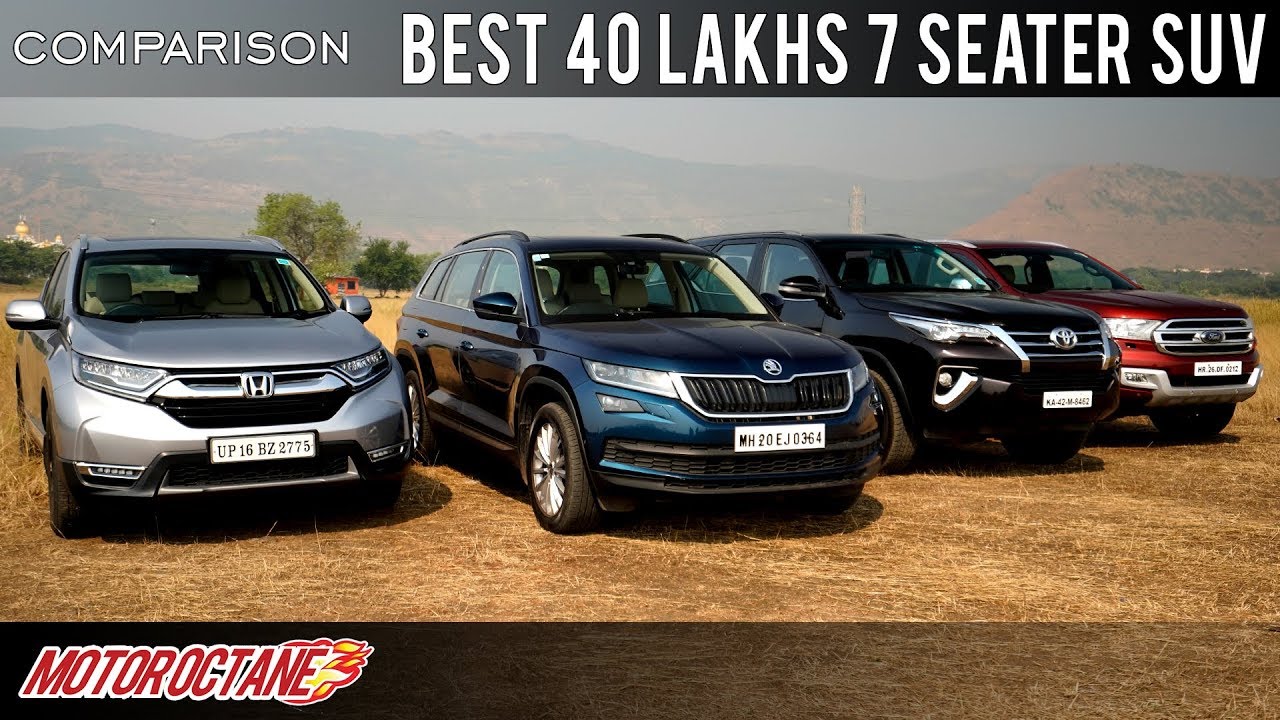 Toyota Fortuner vs Ford Endeavour vs Skoda Kodiaq vs Honda CRV Comparison | Hindi | MotorOctane