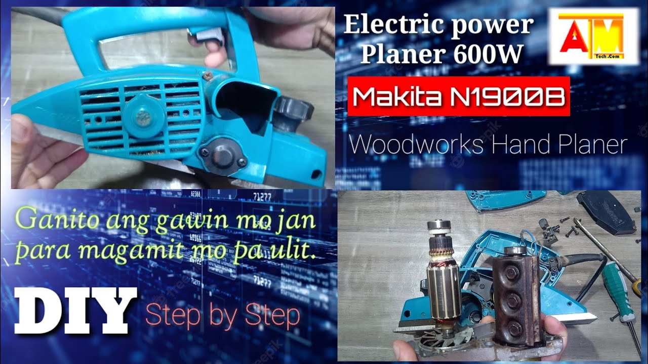 Abnormal sound Electric planer ganito lang ang paraan para magamit mo pa ulit.