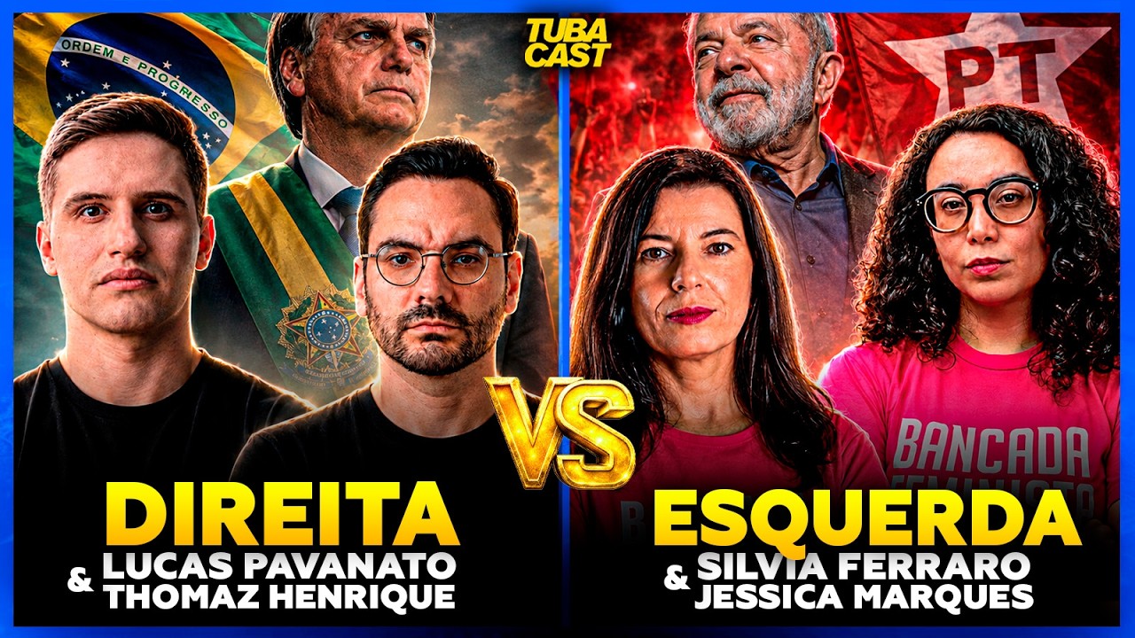 DEBATE: ESQUERDA vs DIREITA - Lucas Pavanatto e Thomaz H. vs Silvia Ferraro Jessica Marques