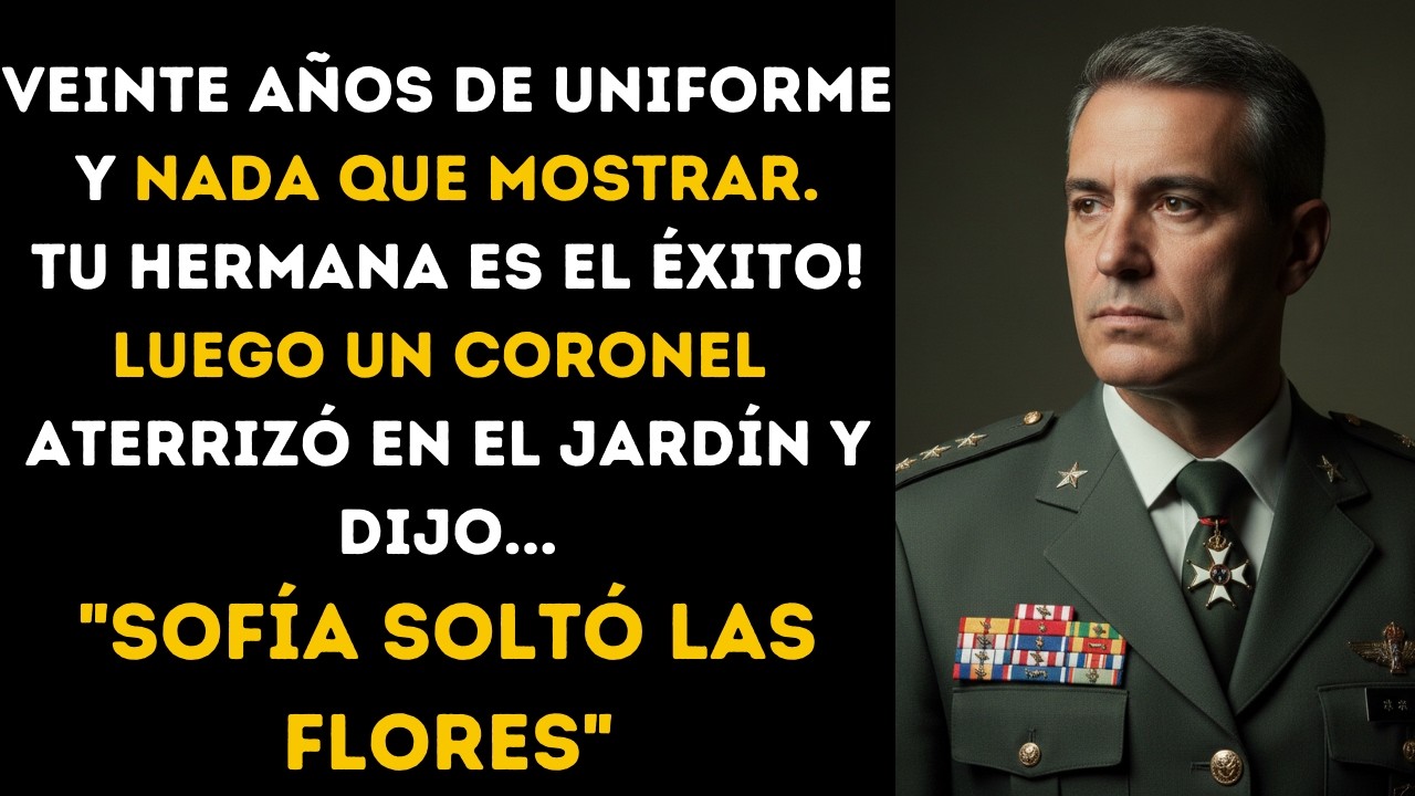 Me Dijeron 'Veinte Años de Uniforme y Nada que Mostrar'—Luego Aterrizó el Helicóptero y Todo Cambió