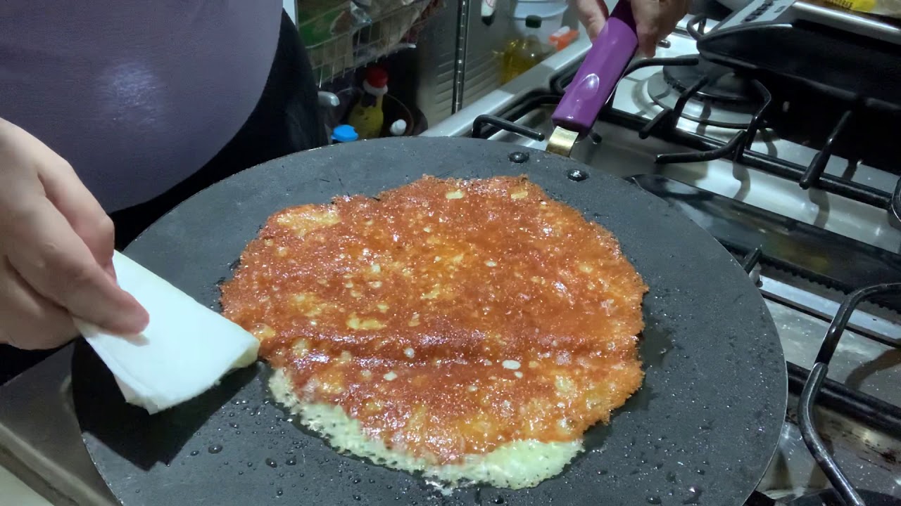 Plancha de queso crujiente